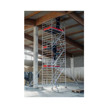 Rusztowanie jezdne aluminiowe Krause Stabilo 5500 (1,50x2,00 m) – wys. rob. 8,3 m